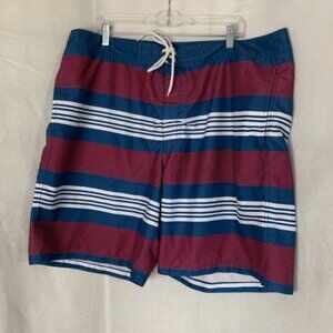EUC GAP Men's Striped Swim Board Shorts size 2X